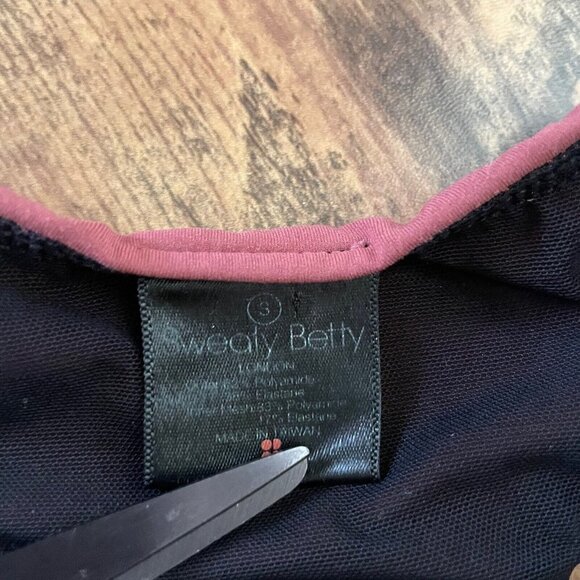 Sweaty Betty Womens Athletic Crop Tank Top Sz S Racerback Clay Brown Shelf Bra - Picture 7 of 7